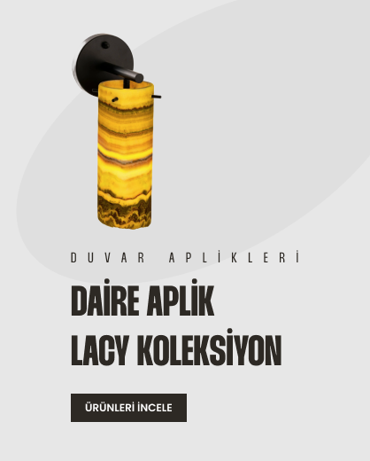Daire aplik lacy koleksiyonu