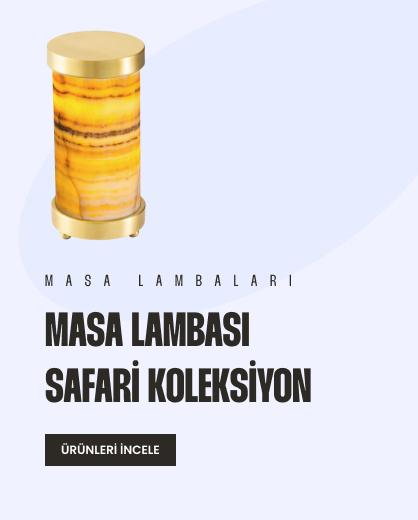 Masa lambası safari koleksiyonu
